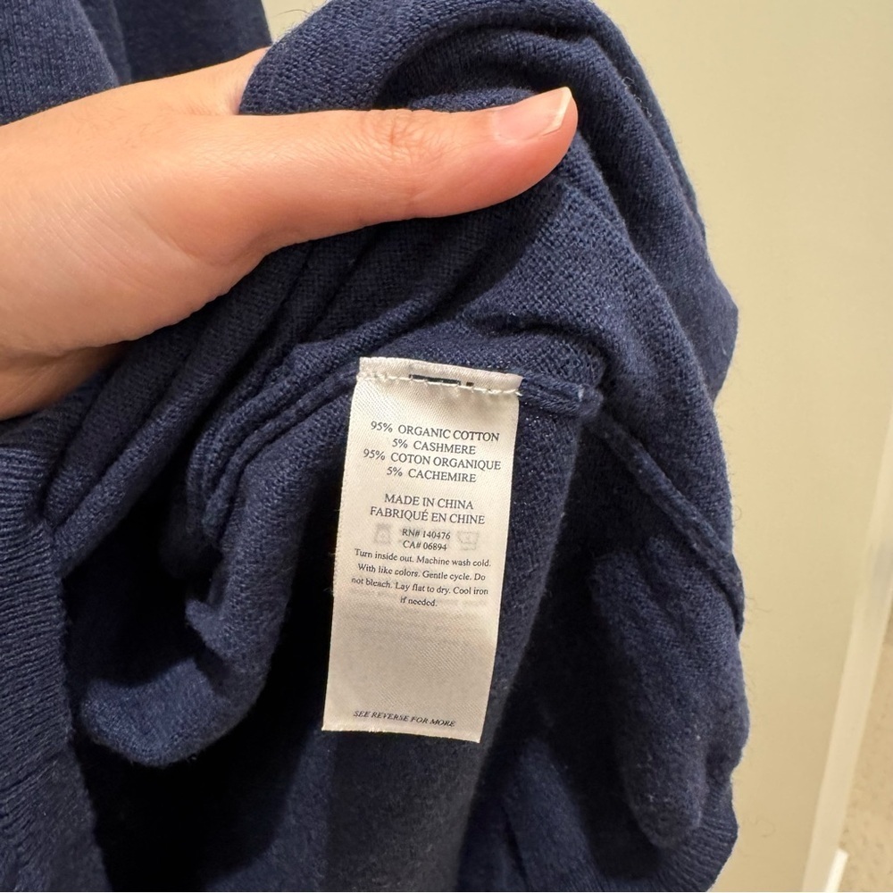 Faherty Women’s Vintage Surf Sweater Cotton/Cashmere in stripe blue
Size XXL - Picture 10 of 11